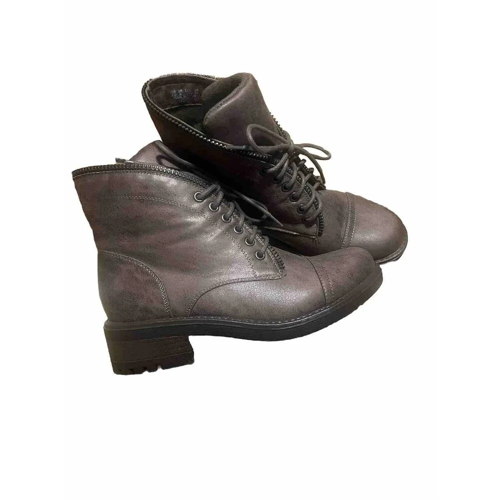 Carlos Santana Women's Simone Motorcycle‎ Boots- Taupe US 8M / EUR 38 New
